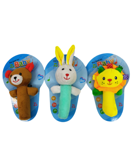 🧸 لعب ناعمة محشوة للأطفال – Baby Rattle Plush Toys 🌈